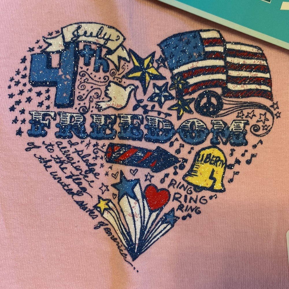 Happy 4th toddler T-shirt